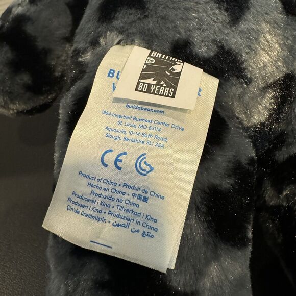 Build A Bear Batman 80 Years Gray Black Bat Symbol 16” Plush Teddy Toy Doll DC - Picture 8 of 8